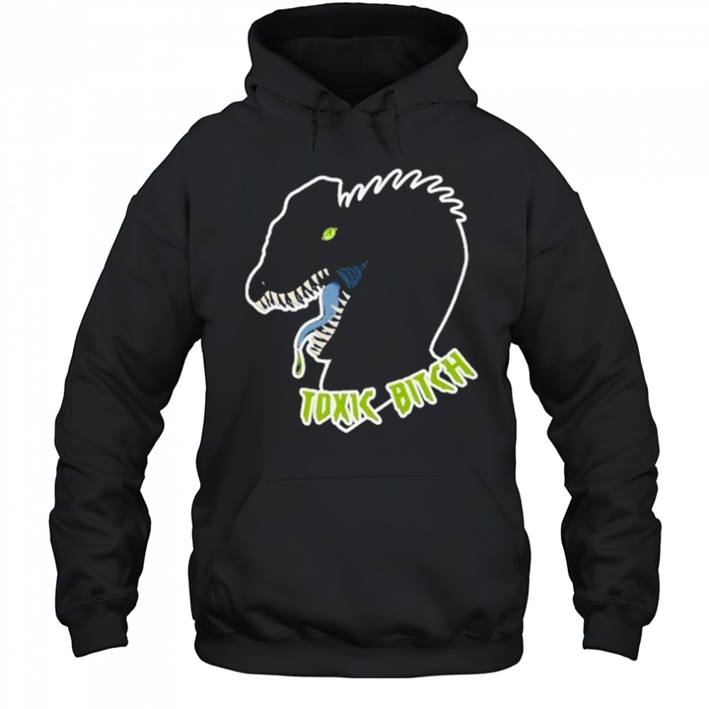 Dilophosaurus Dinosaur Toxic Bitch T-shirt Hoodie