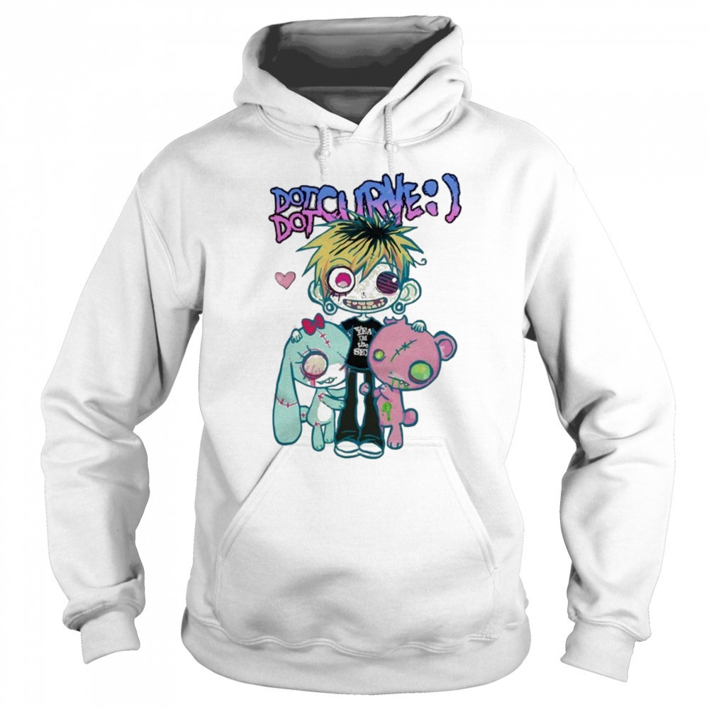 Dot Dot Curve Smiley T-shirt Sweatshirt