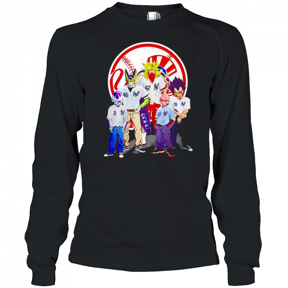 Dragon Ball villains New York Yankees shirt Long Sleeved