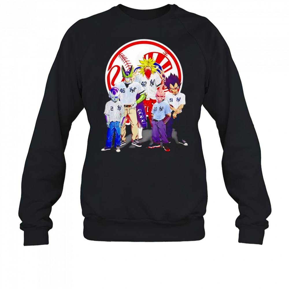 Dragon Ball villains New York Yankees shirt Sweatshirt