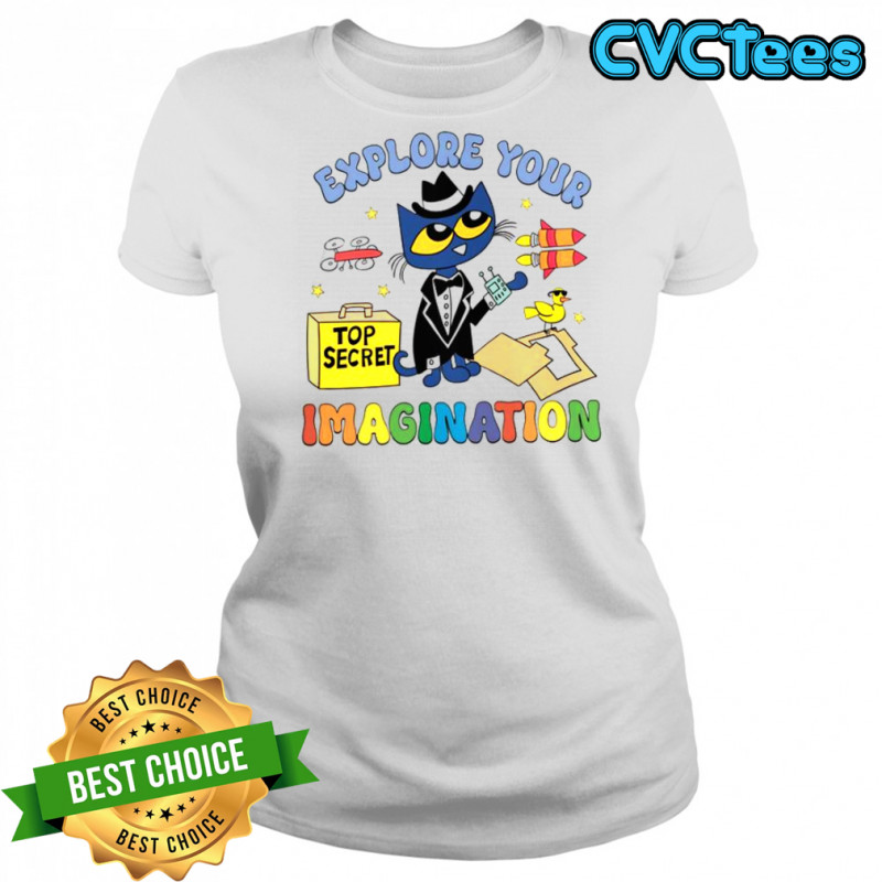 Explore Your Imagination Pete The Cat T-Shirt Women's T-shirt