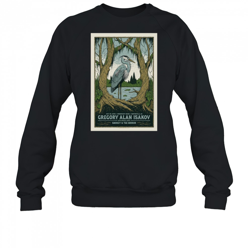 Gregory Alan Isakov The Momentary Green 2025 Tour Poster T-Shirt Sweatshirt