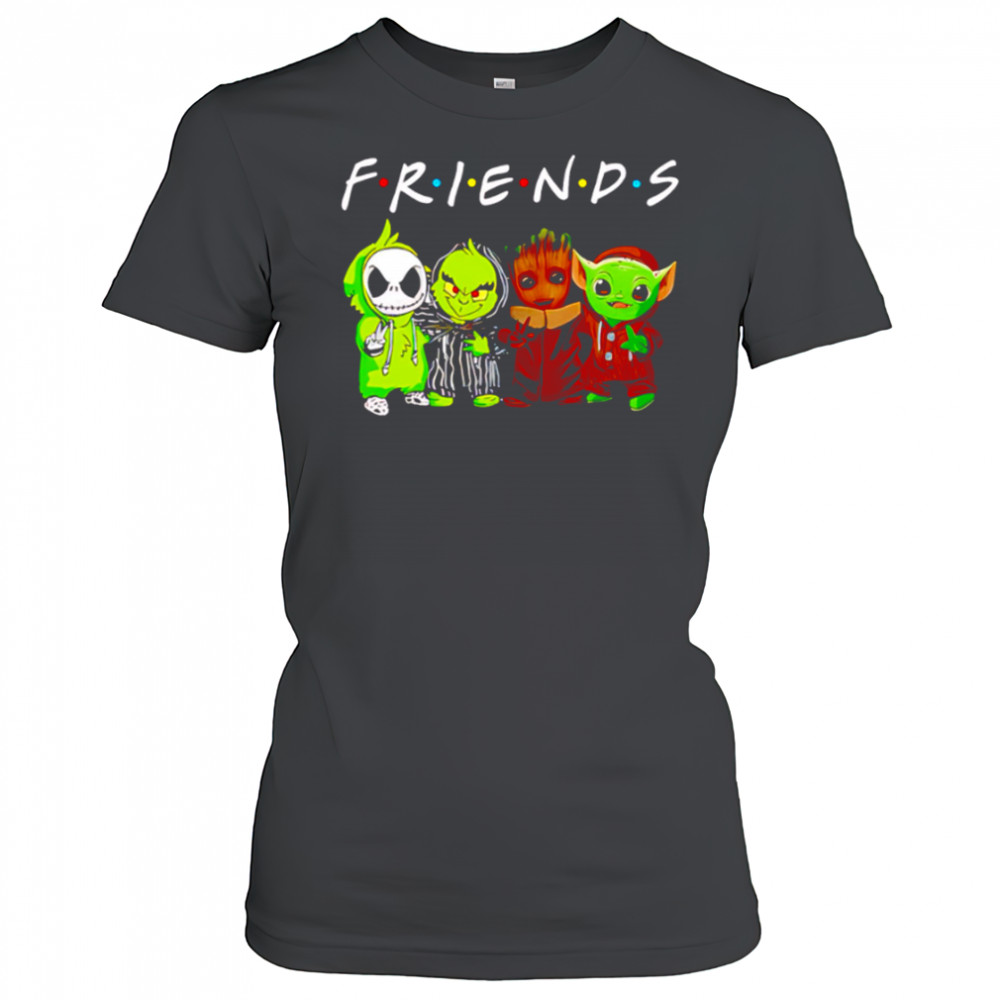 Groot Jack Skellington Baby Yoda Friends shirt Women's T-shirt