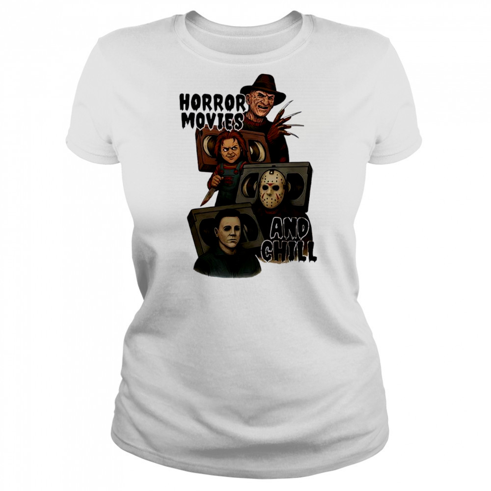Horror Movies and Chill monster shirt Women's T-shirt