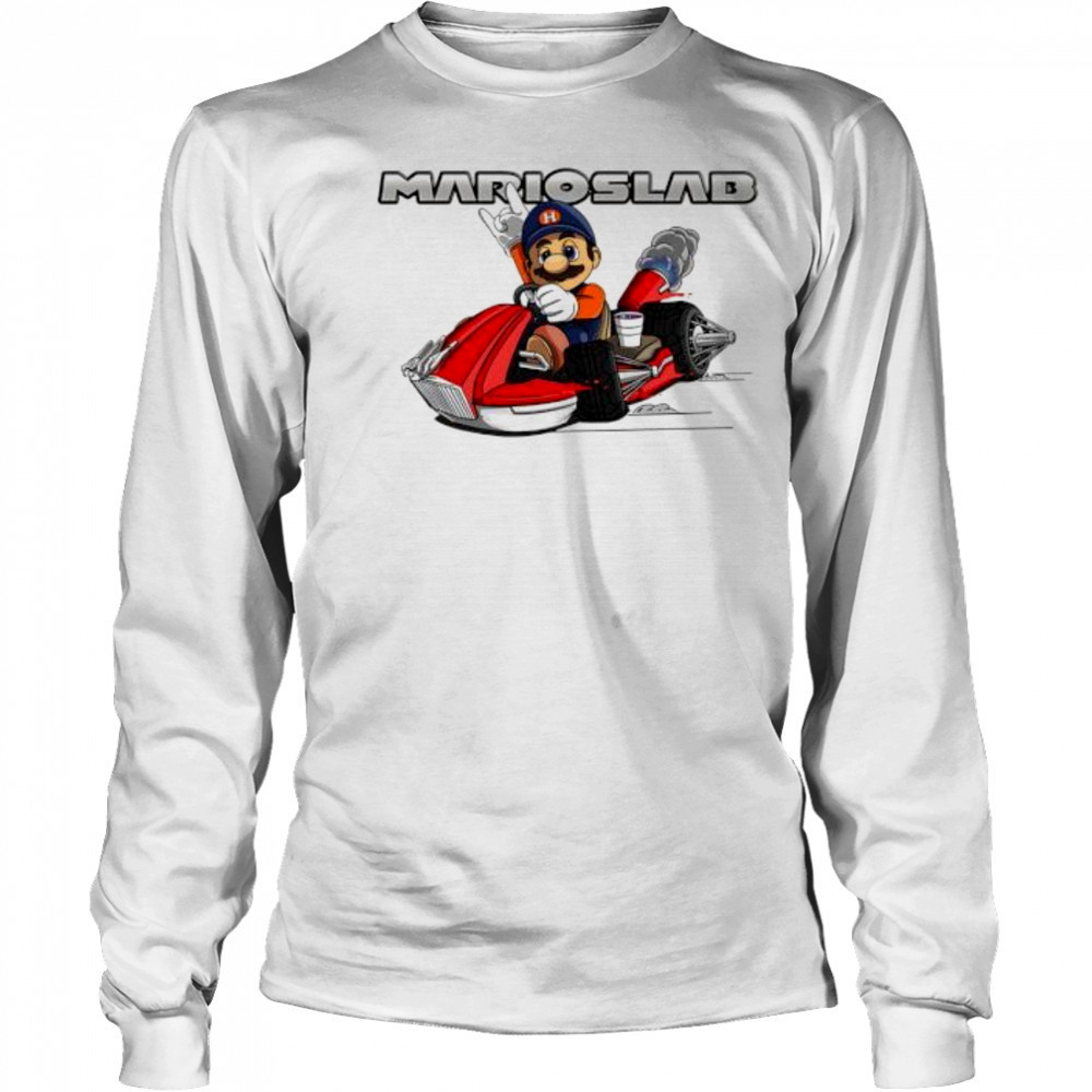 Houston Astros Mario sleigh shirt Long Sleeved