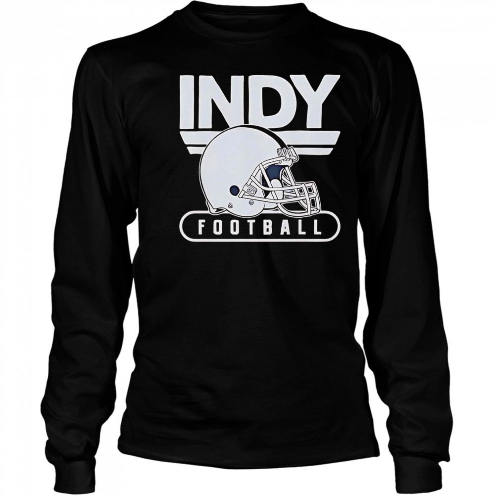 INDY Football 25 Helmet T-Shirt Long Sleeved