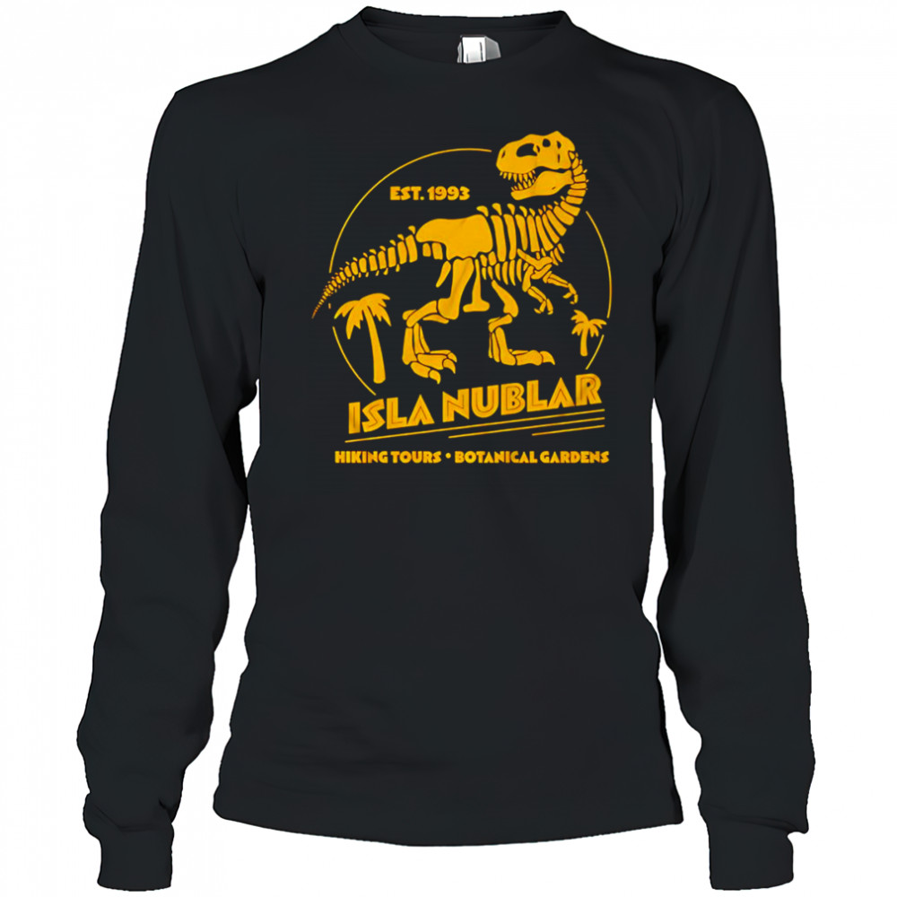Isla Nublar hiking tours Botanical gardens shirt Long Sleeved