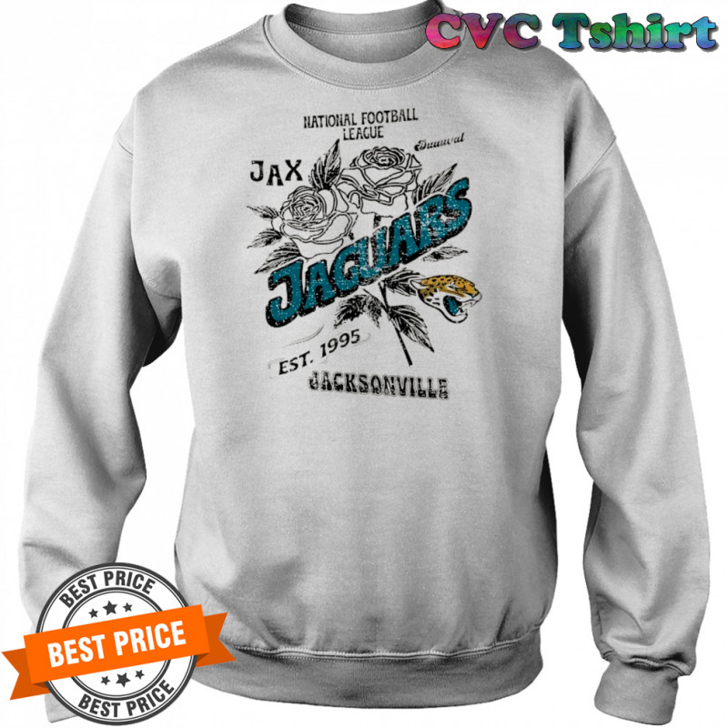 Jacksonville Jaguars National Football League JAX duuuval Stripe Distressed Raglan shirt Sweatshirt