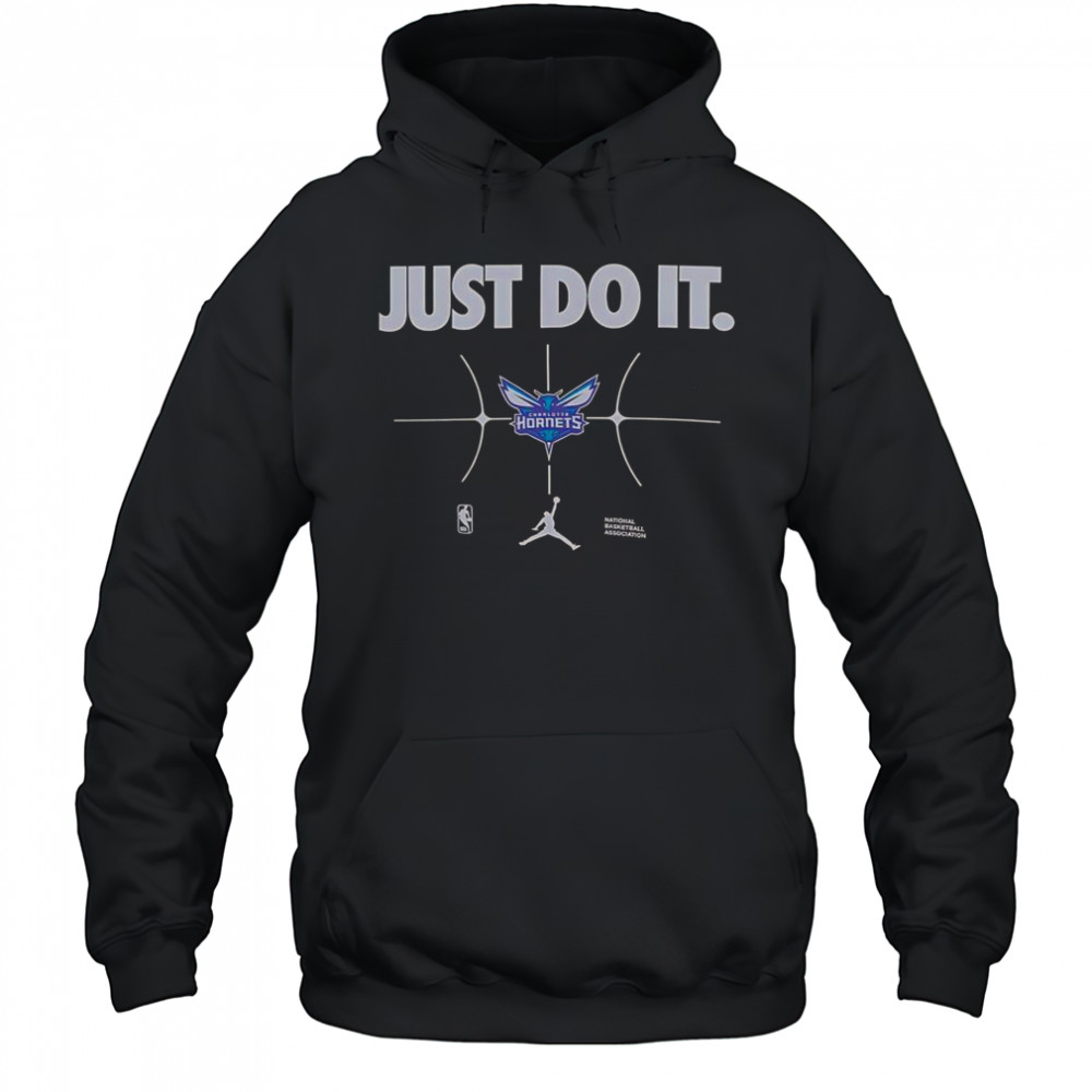 Just Do It Charlotte Hornets T-Shirt Hoodie