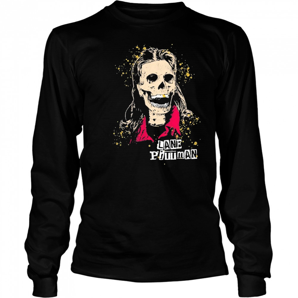 Lane Pittman Skull T-shirt Long Sleeved