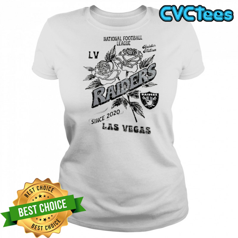 Las Vegas Raiders National Football League LV Raider Nation Stripe Distressed Raglan shirt Women's T-shirt
