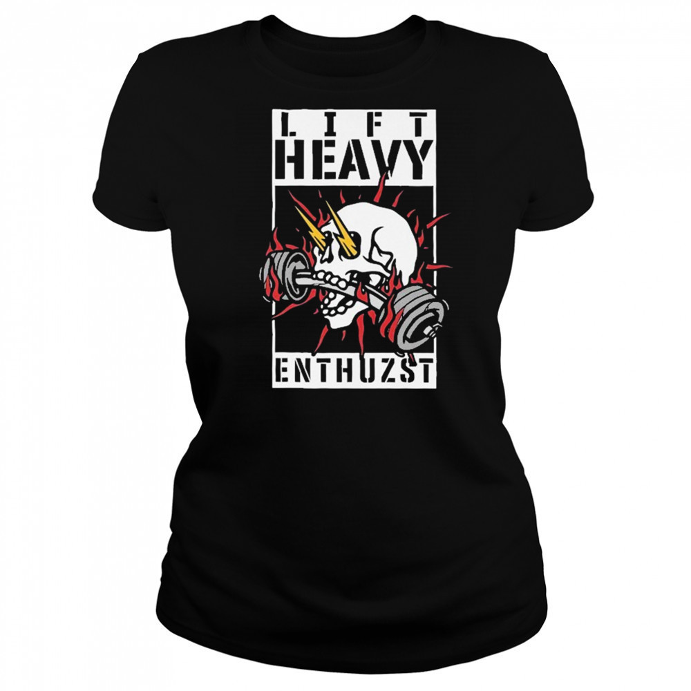 Lift Heavy Enthuzst Skull T-shirt Women's T-shirt