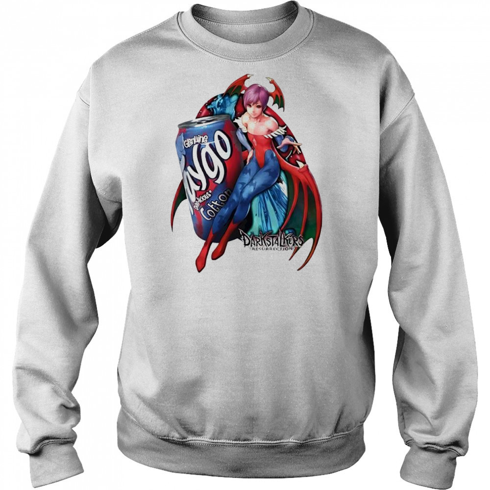 Lilith Aensland Darkstalkers Resurrection Faygo Cotton Candy Soda shirt Hoodie