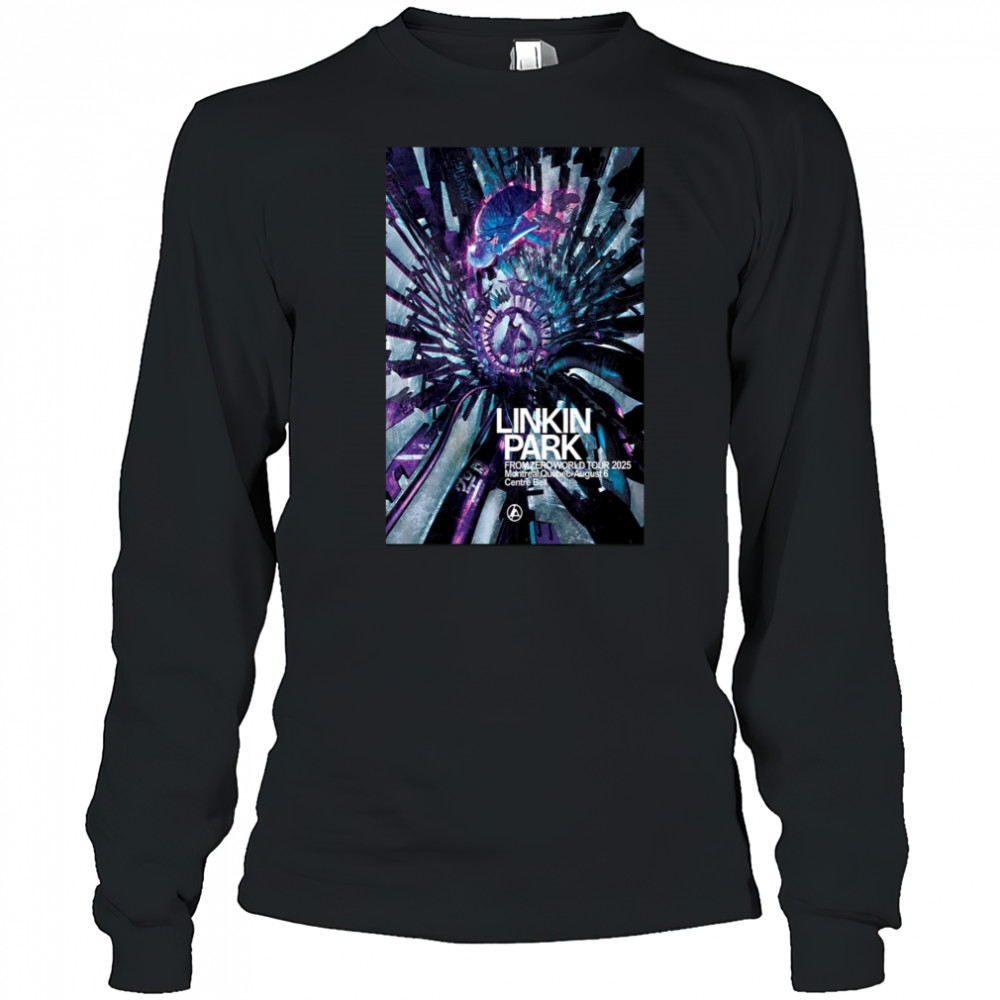 Linkin Park Aug 6 2025 Centre Bell Montreal QC Poster T-Shirt Long Sleeved