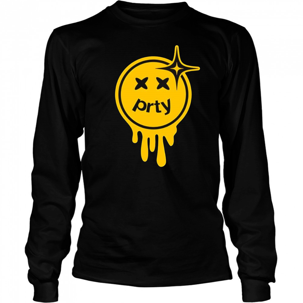 Melted Smiley Disco Ball shirt Long Sleeved