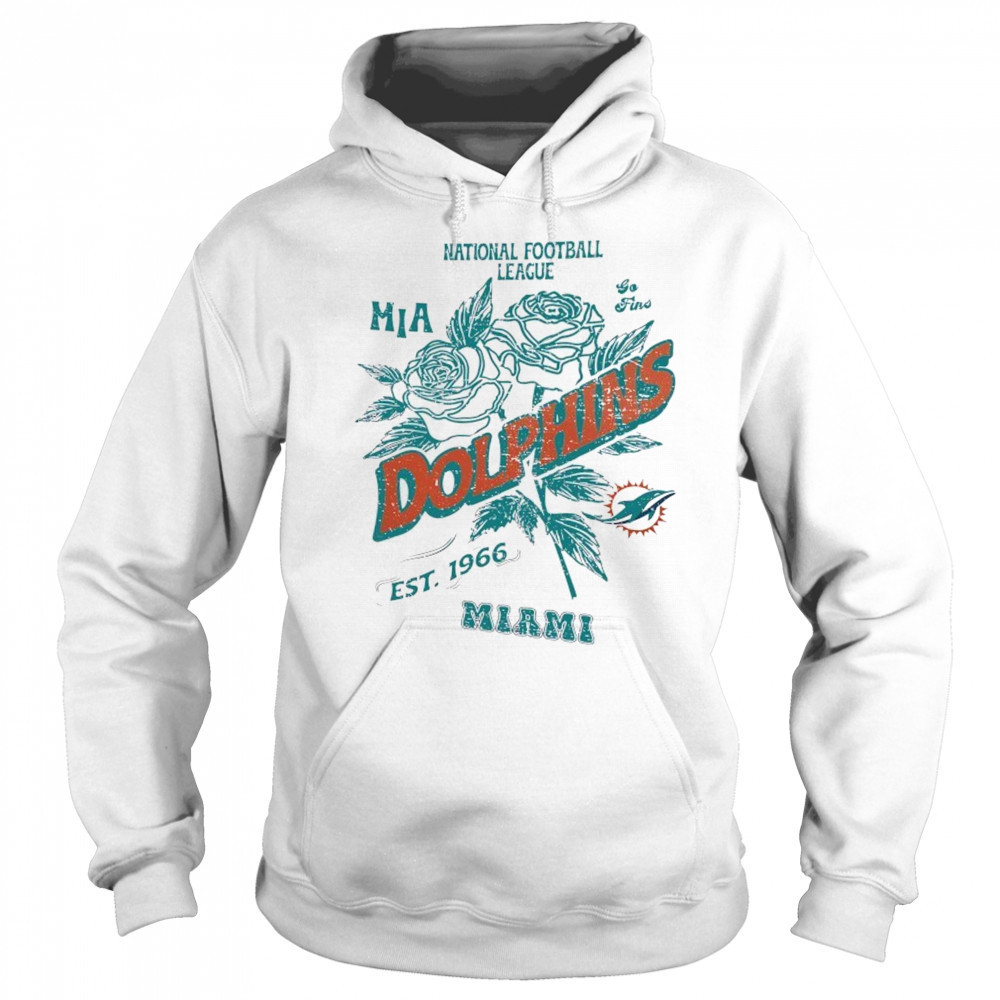 Miami Dolphins National Football League MIA go Fins Stripe Distressed Raglan shirt Sweatshirt