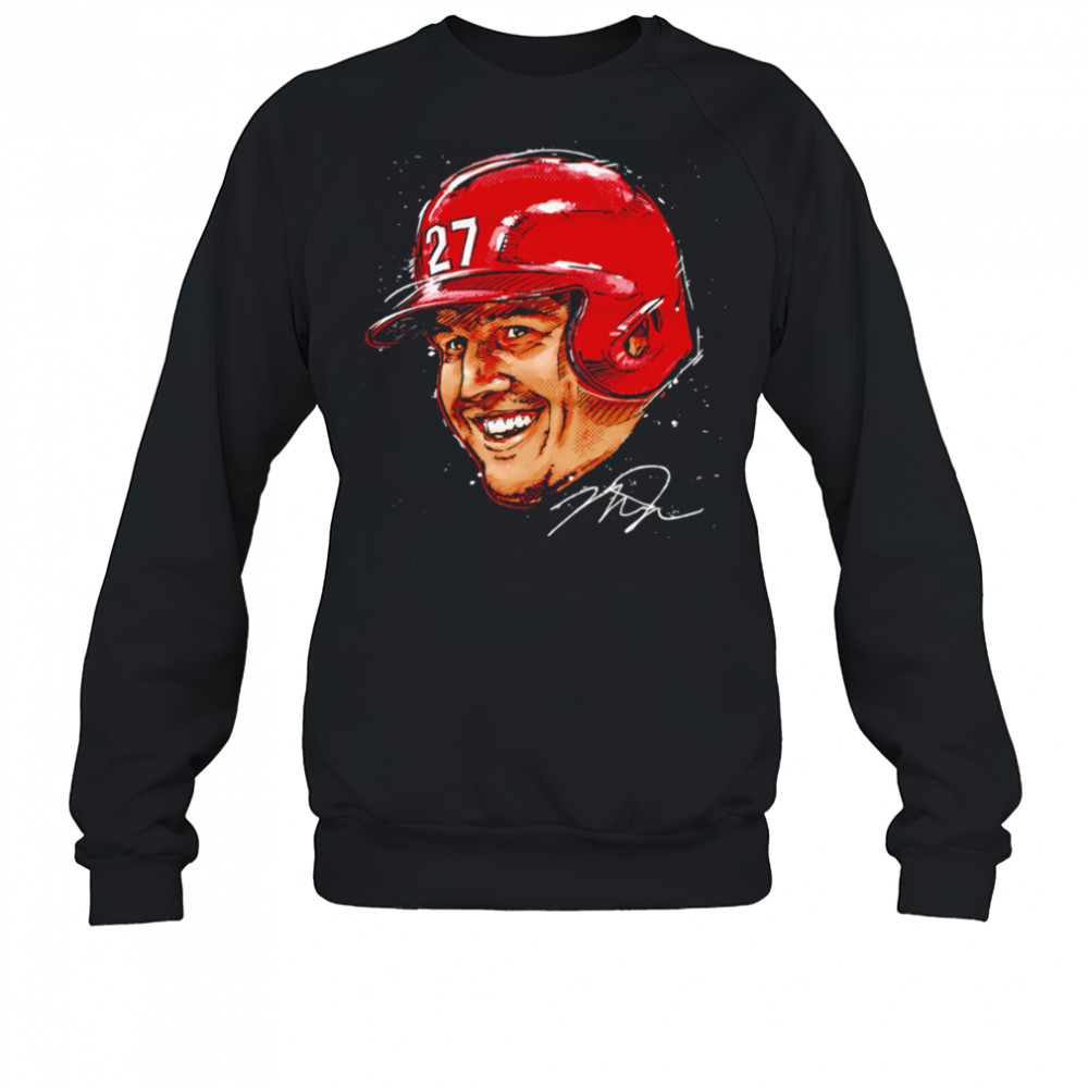 Mike Trout big head Los Angeles Baseball shirt Sweatshirt