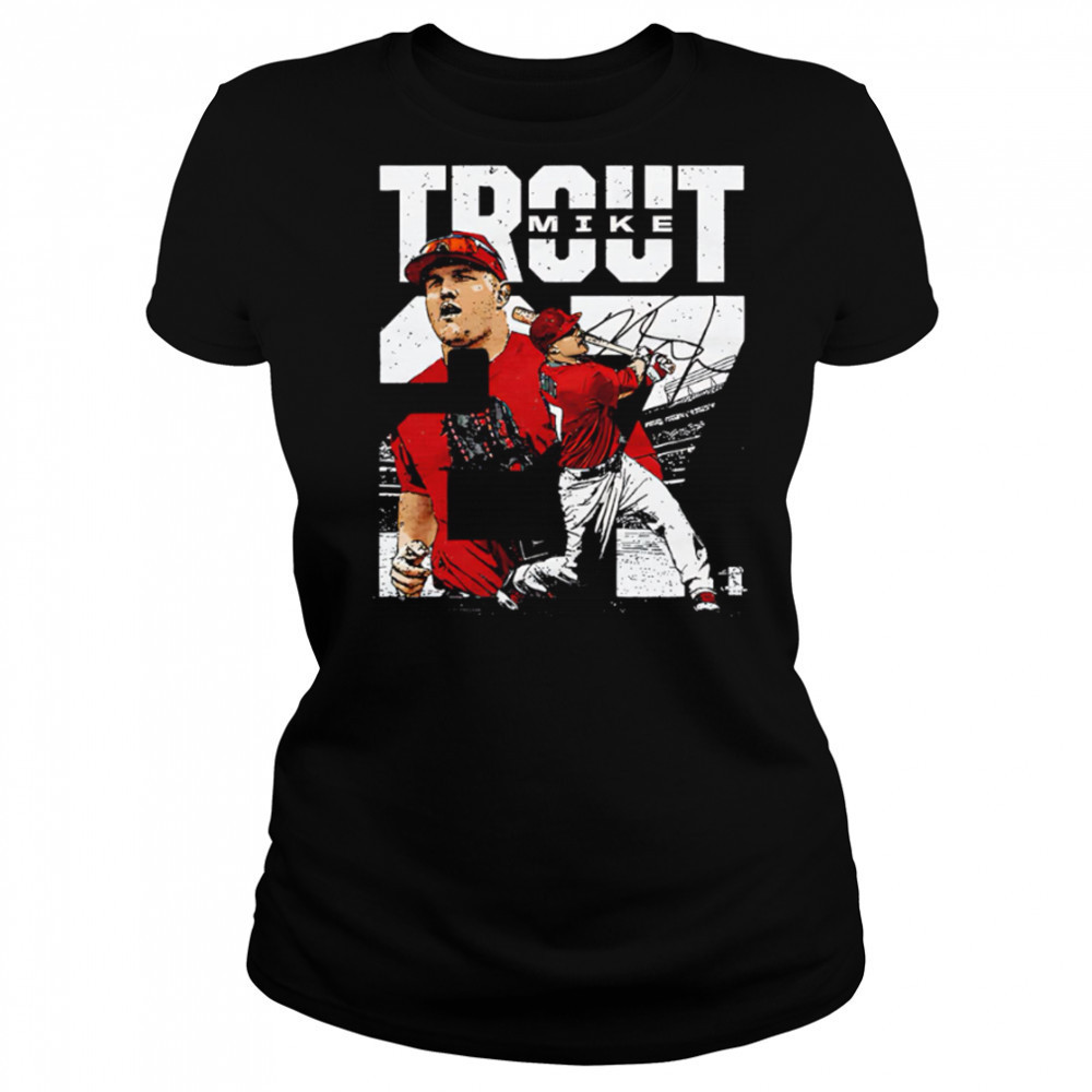 Mike Trout Los Angeles Baseball Men Premium shirt Women's T-shirt