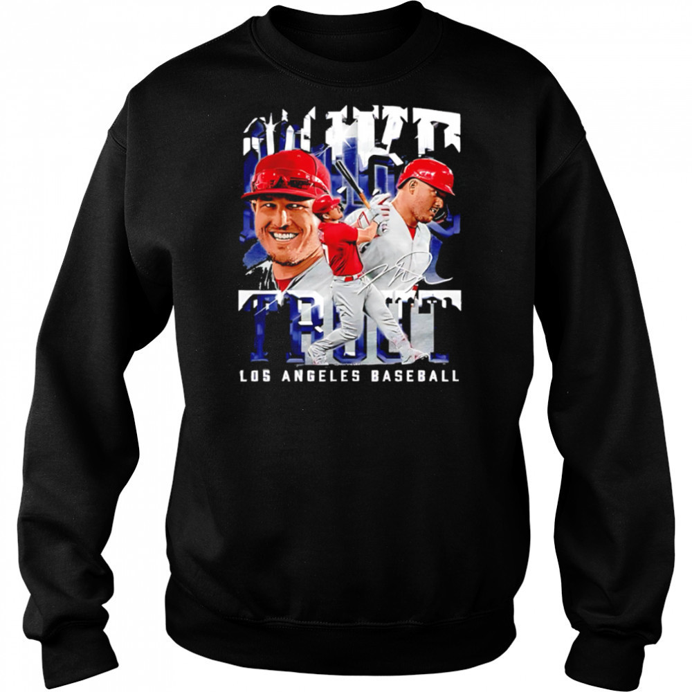 Mike Trout Los Angeles Vintage graphic shirt Hoodie