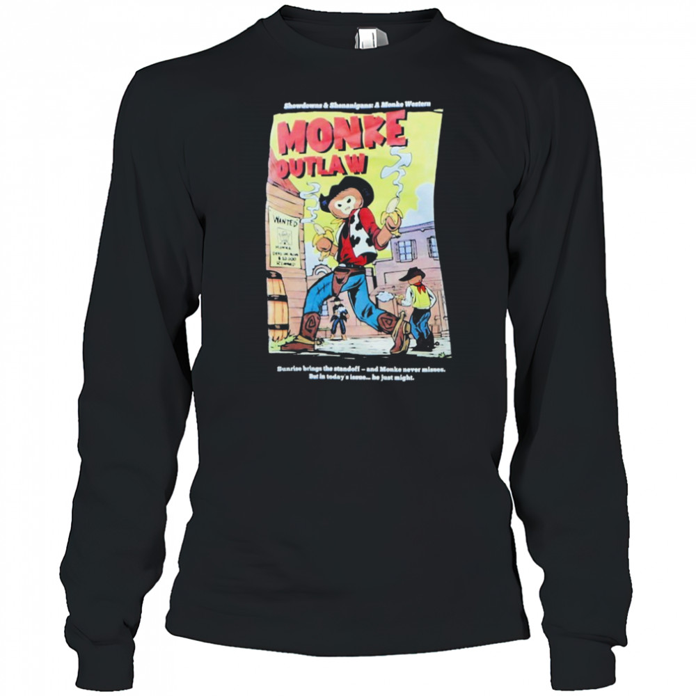 Monke Outlaw Plushie T-shirt Long Sleeved