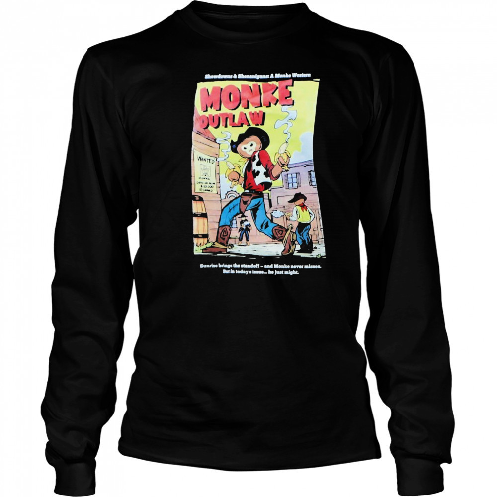 Monke Outlaw Plushie T-shirt Long Sleeved