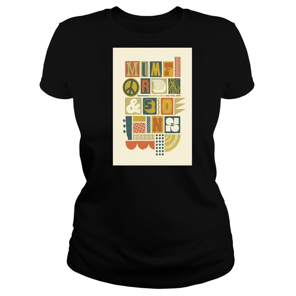 Mumford And Sons Live Show July 27 2025 Charleston SC Poster T-Shirt Women's T-shirt