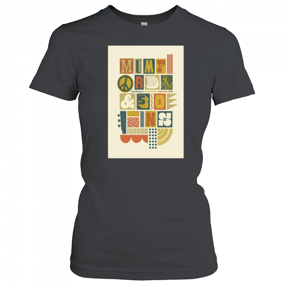 Mumford And Sons Live Show July 27 2025 Charleston SC Poster T-Shirt Women's T-shirt