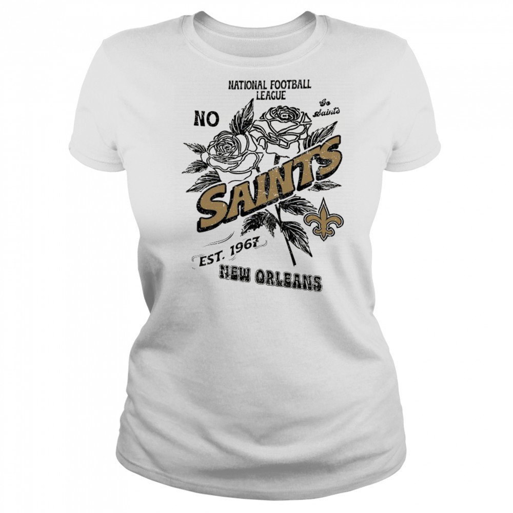 New Orleans Saints National Football League NO go Saints Stripe Distressed Raglan shirt Women's T-shirt