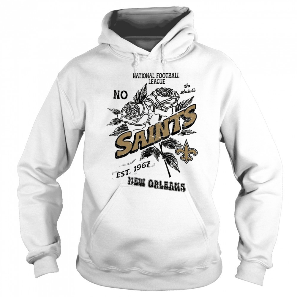 New Orleans Saints National Football League NO go Saints Stripe Distressed Raglan shirt Sweatshirt