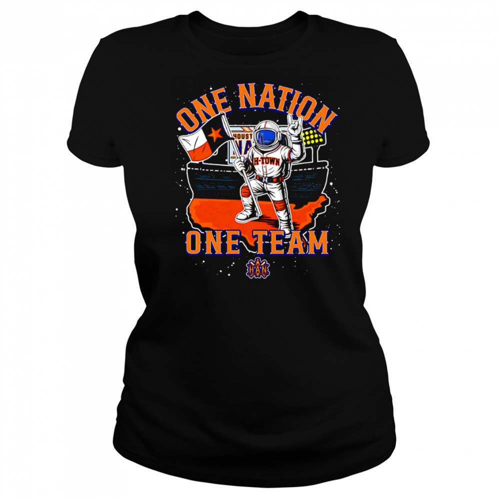 One Nation One Team Houston Astros astronaut shirt Women's T-shirt