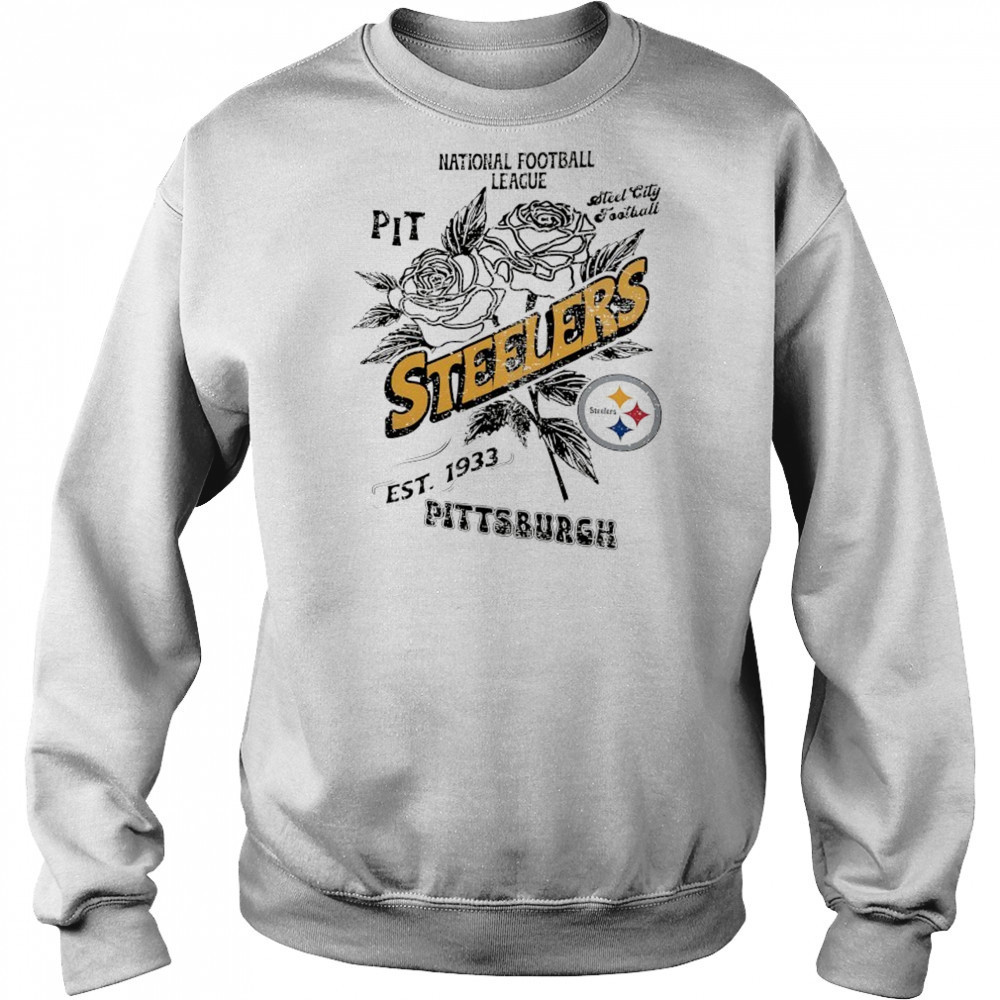 Pittsburgh Steelers National Football League PIT Steel City football Stripe Distressed Raglan shirt Hoodie