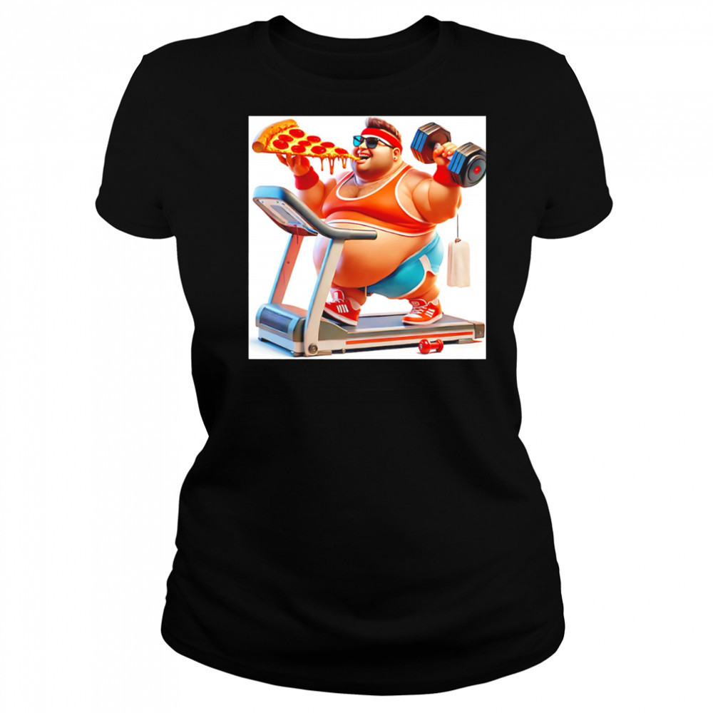 Pizza Pump Gym Bro Fit Fierce Full Of Cheese shirt Women's T-shirt