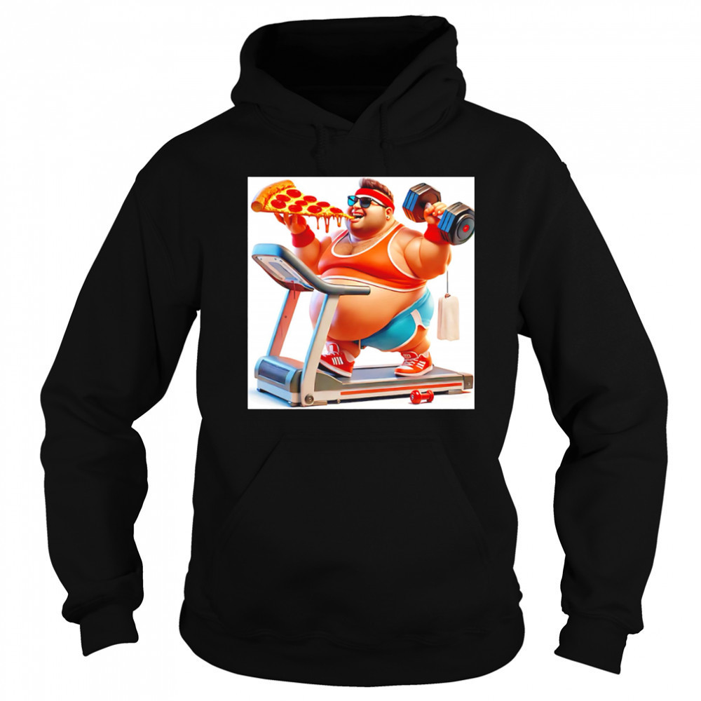Pizza Pump Gym Bro Fit Fierce Full Of Cheese shirt Sweatshirt