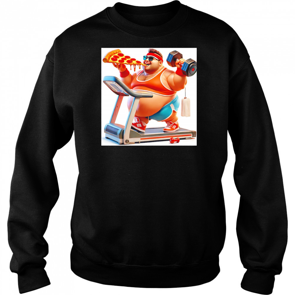Pizza Pump Gym Bro Fit Fierce Full Of Cheese shirt Hoodie
