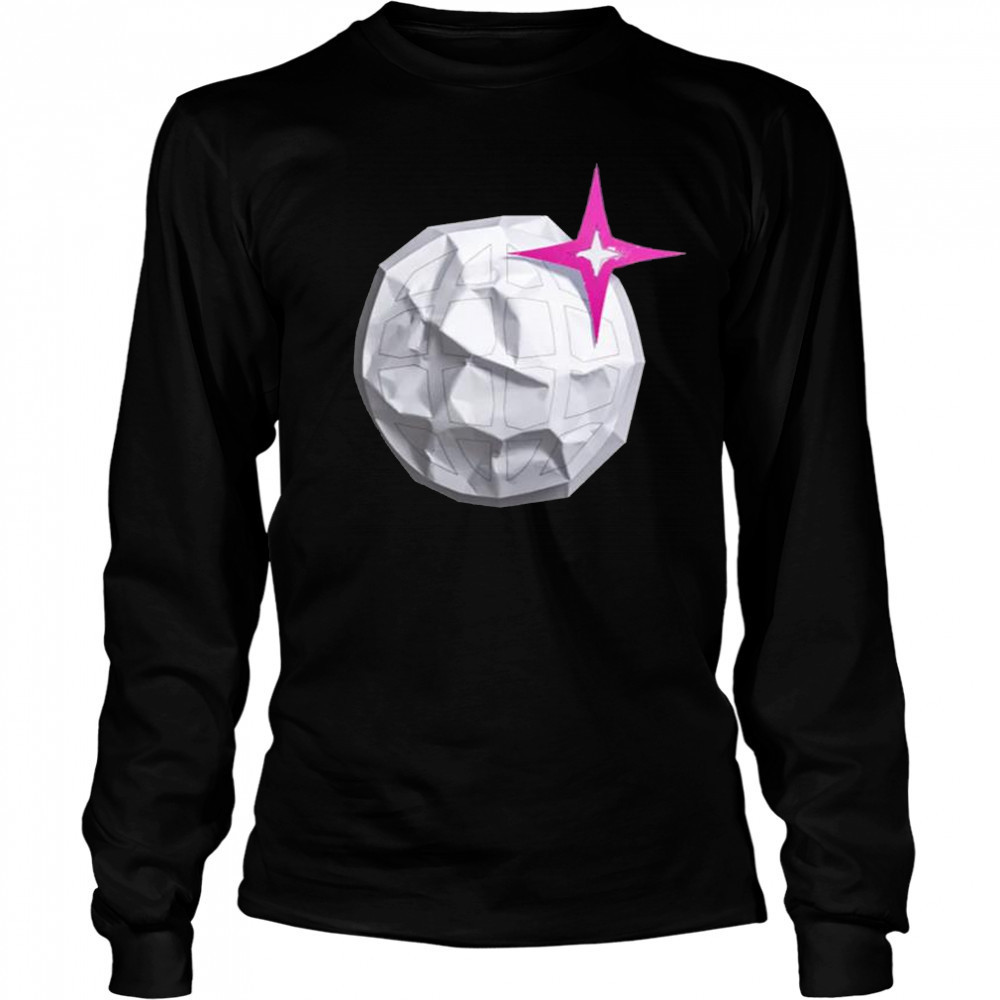 PRTY Crushed Paper Disco Ball T-Shirt Long Sleeved