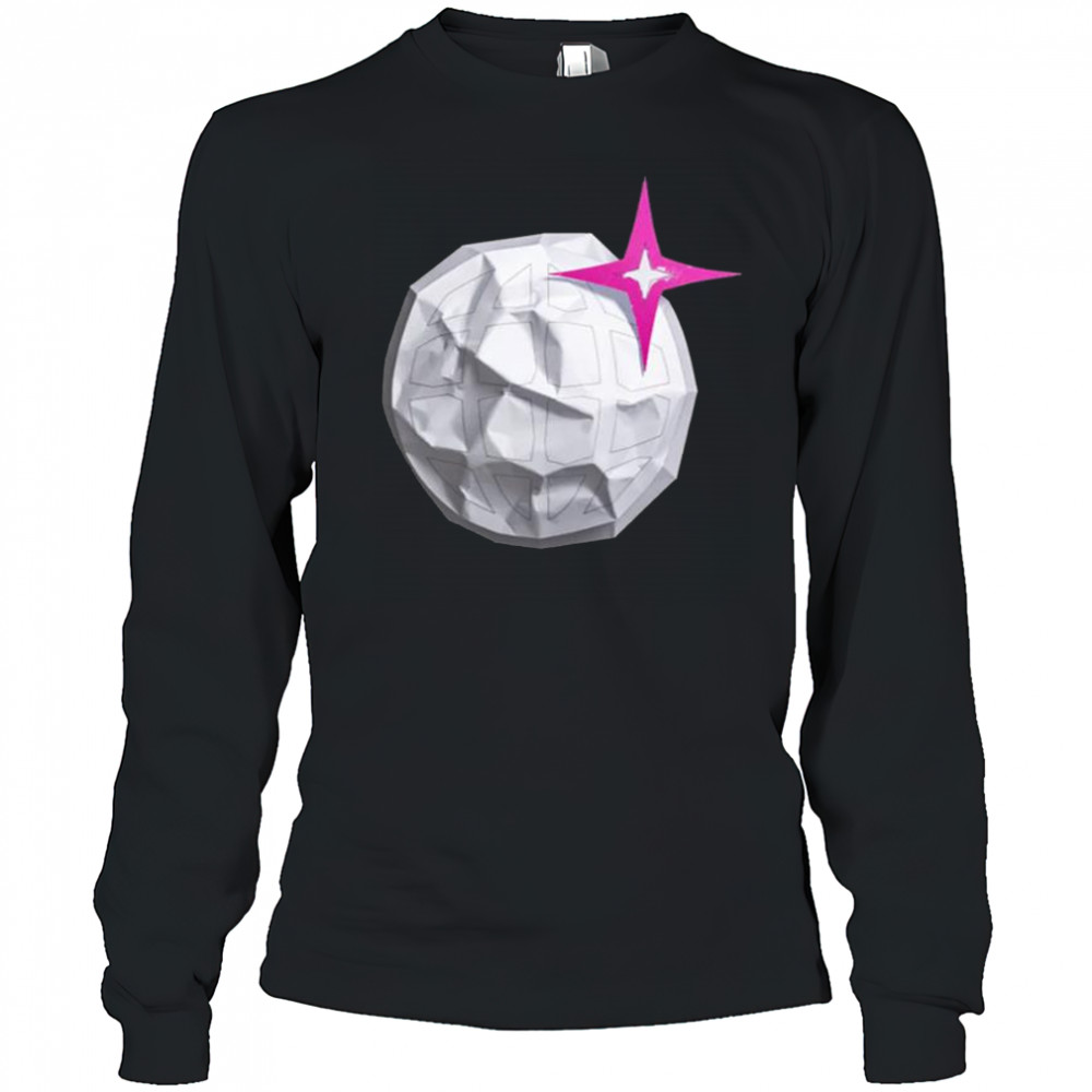 PRTY Crushed Paper Disco Ball T-Shirt Long Sleeved