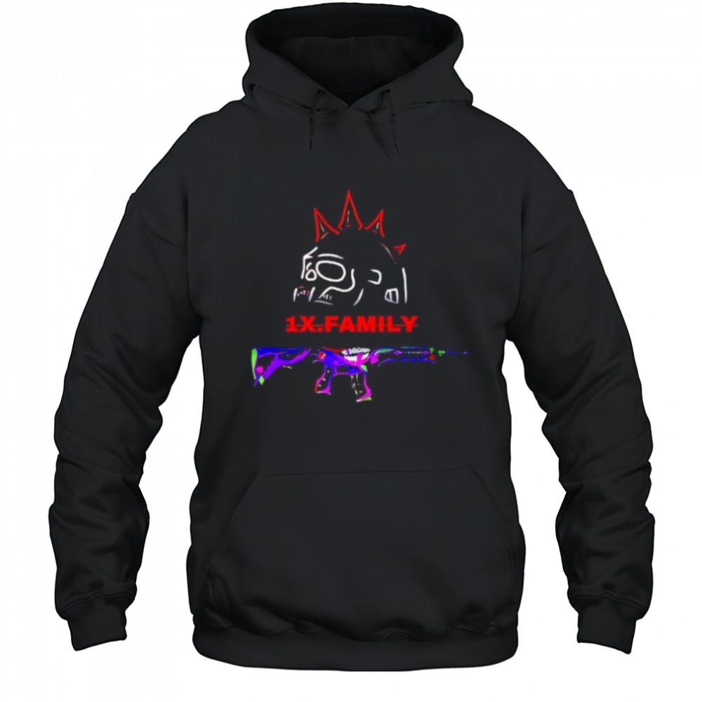 Pubg Battlegrounds Gun 1x family shirt Hoodie
