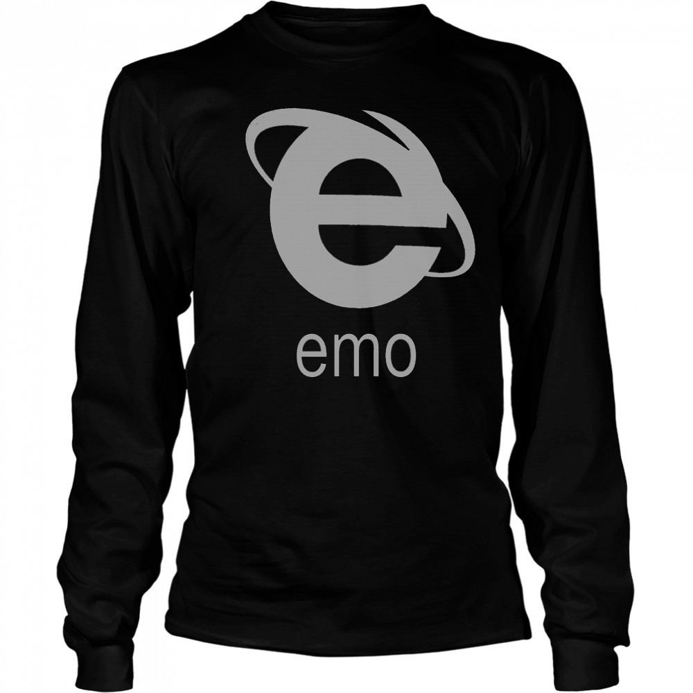 Revenge Emo Internet Explorer T-shirt Long Sleeved