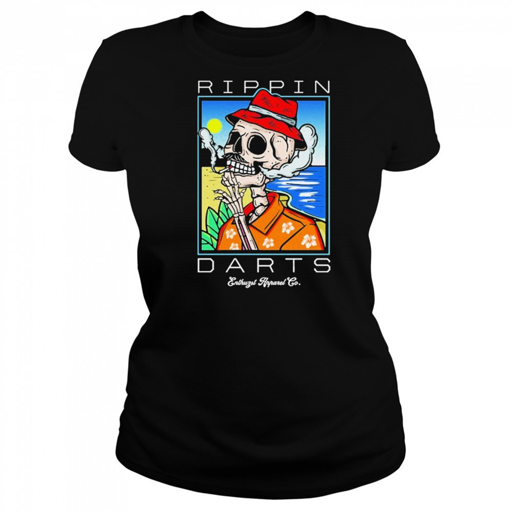 Rippin’ Darts Skeleton Ciggarates T-shirt Women's T-shirt