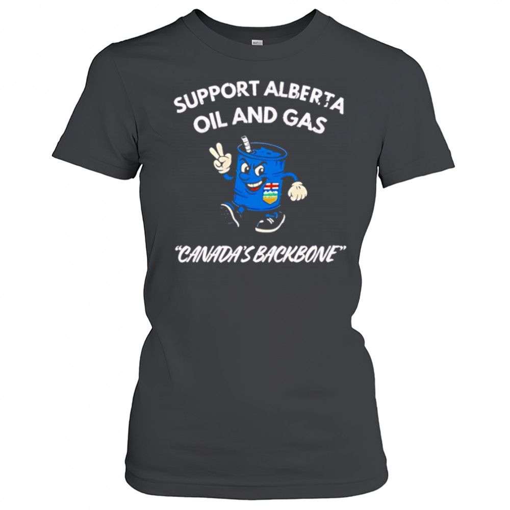 Support Alberta Oil And Gas Canada’s Backbone shirt Women's T-shirt