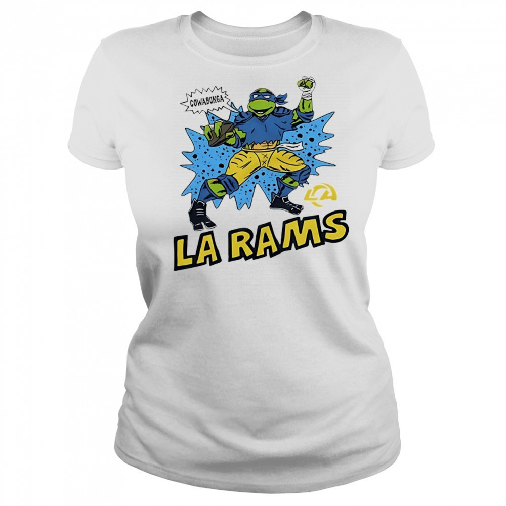 Teenage Mutant Ninja Turtles X Los Angeles Rams Cowabunga shirt Women's T-shirt