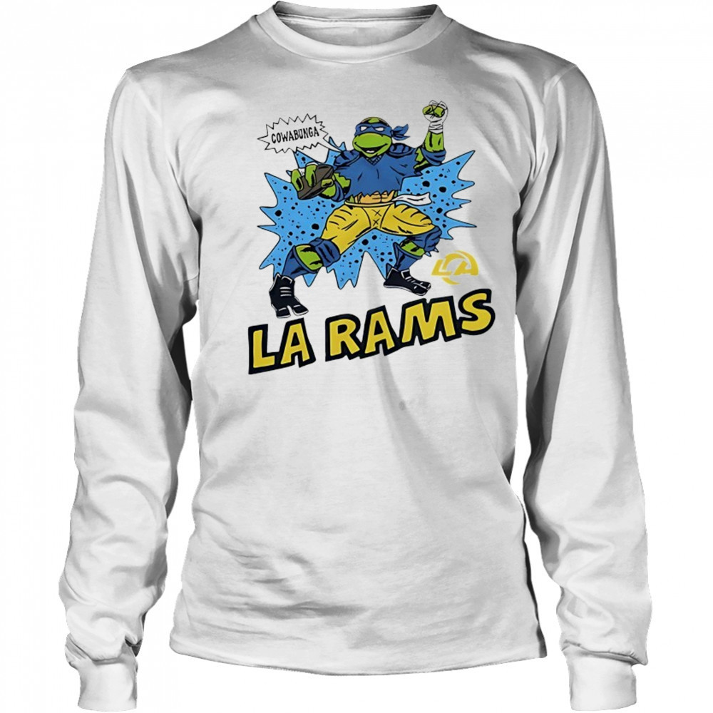 Teenage Mutant Ninja Turtles X Los Angeles Rams Cowabunga shirt Long Sleeved