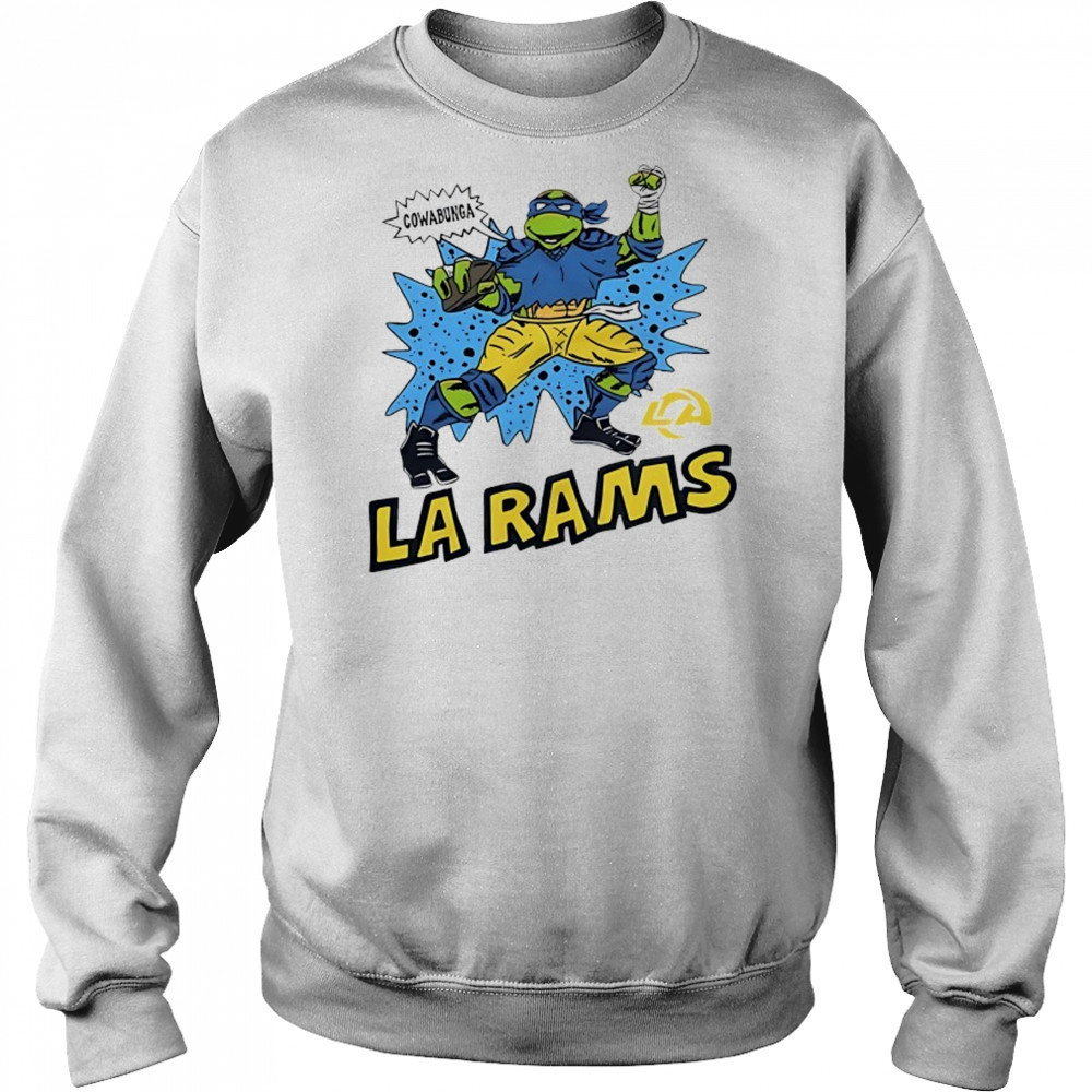 Teenage Mutant Ninja Turtles X Los Angeles Rams Cowabunga shirt Hoodie