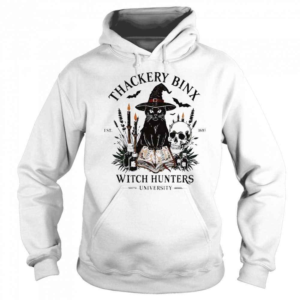 Thackery Binx Cat witch hunters University shirt Sweatshirt