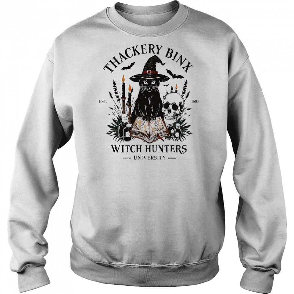 Thackery Binx Cat witch hunters University shirt Hoodie