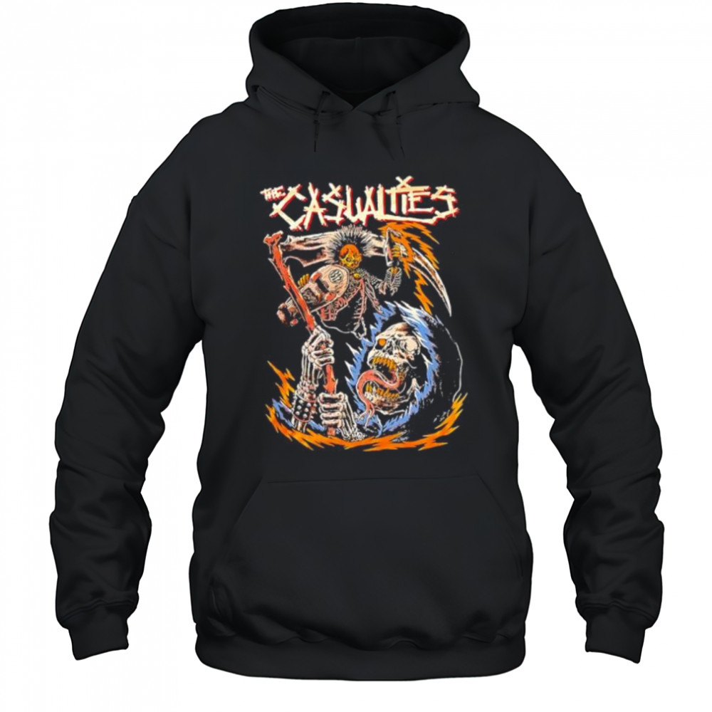 The Casualties death graphic shirt Hoodie