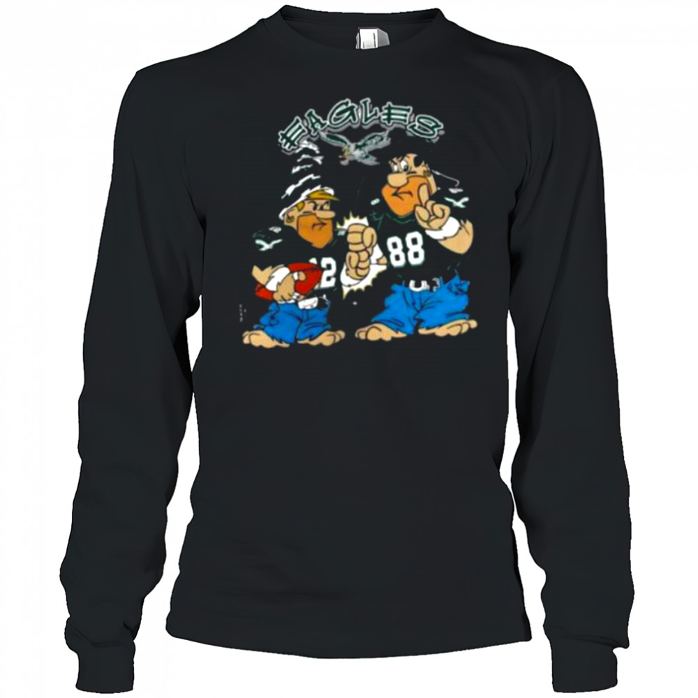 The Flintstones NFL’s Philadelphia Eagles from the 1990s Shirt Long Sleeved