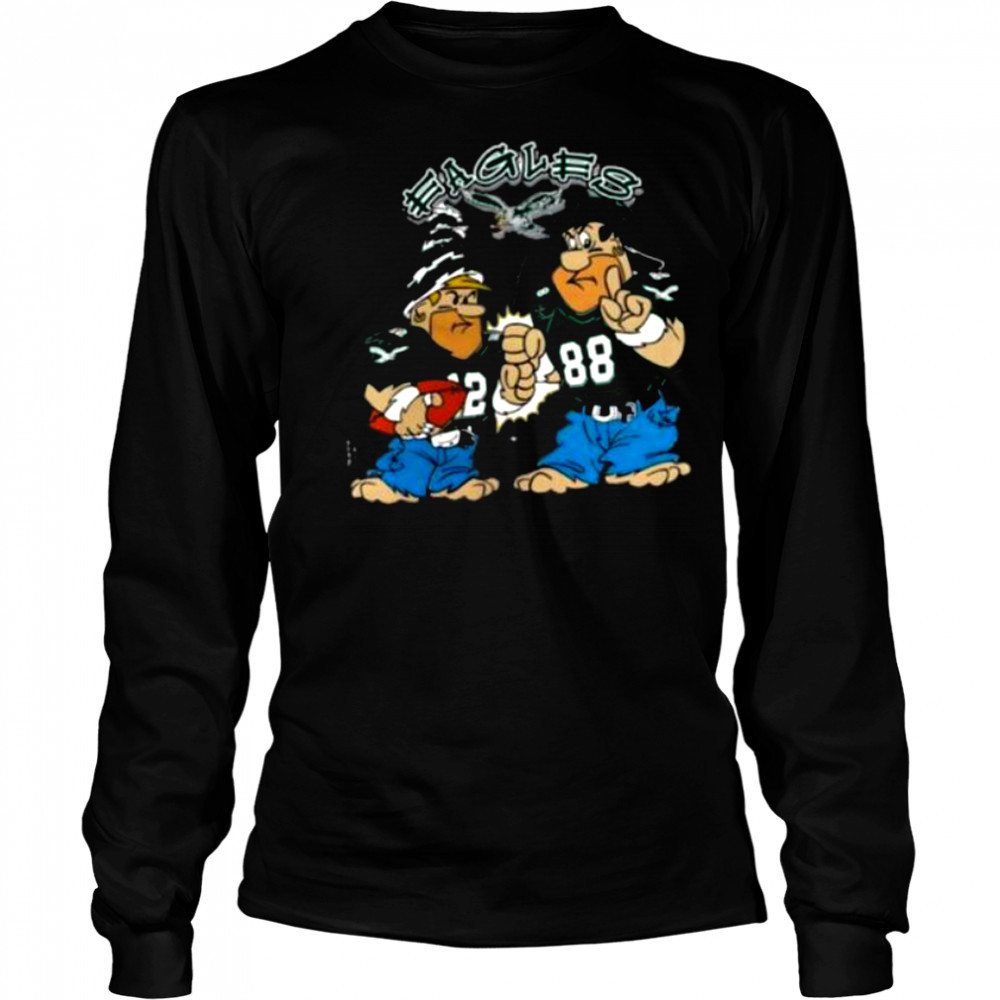 The Flintstones NFL’s Philadelphia Eagles from the 1990s Shirt Long Sleeved