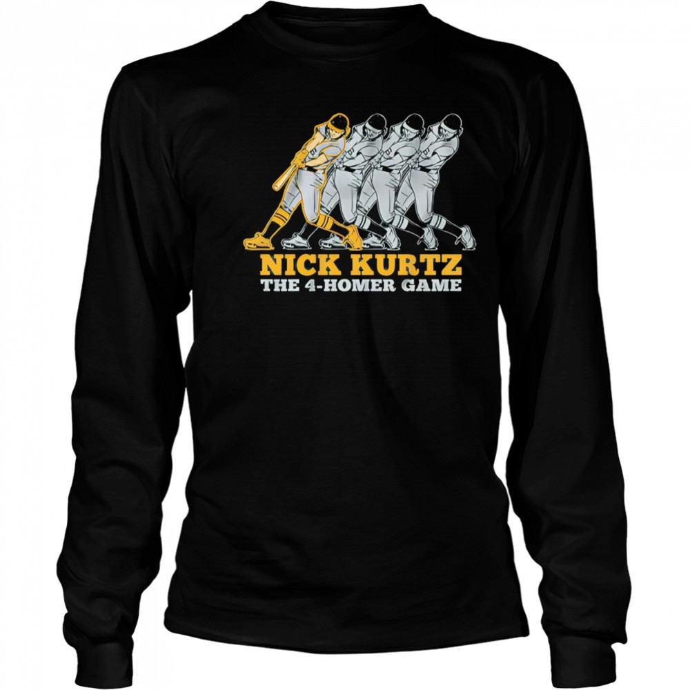 The Four-Homer Game Nick Kurtz shirt Long Sleeved