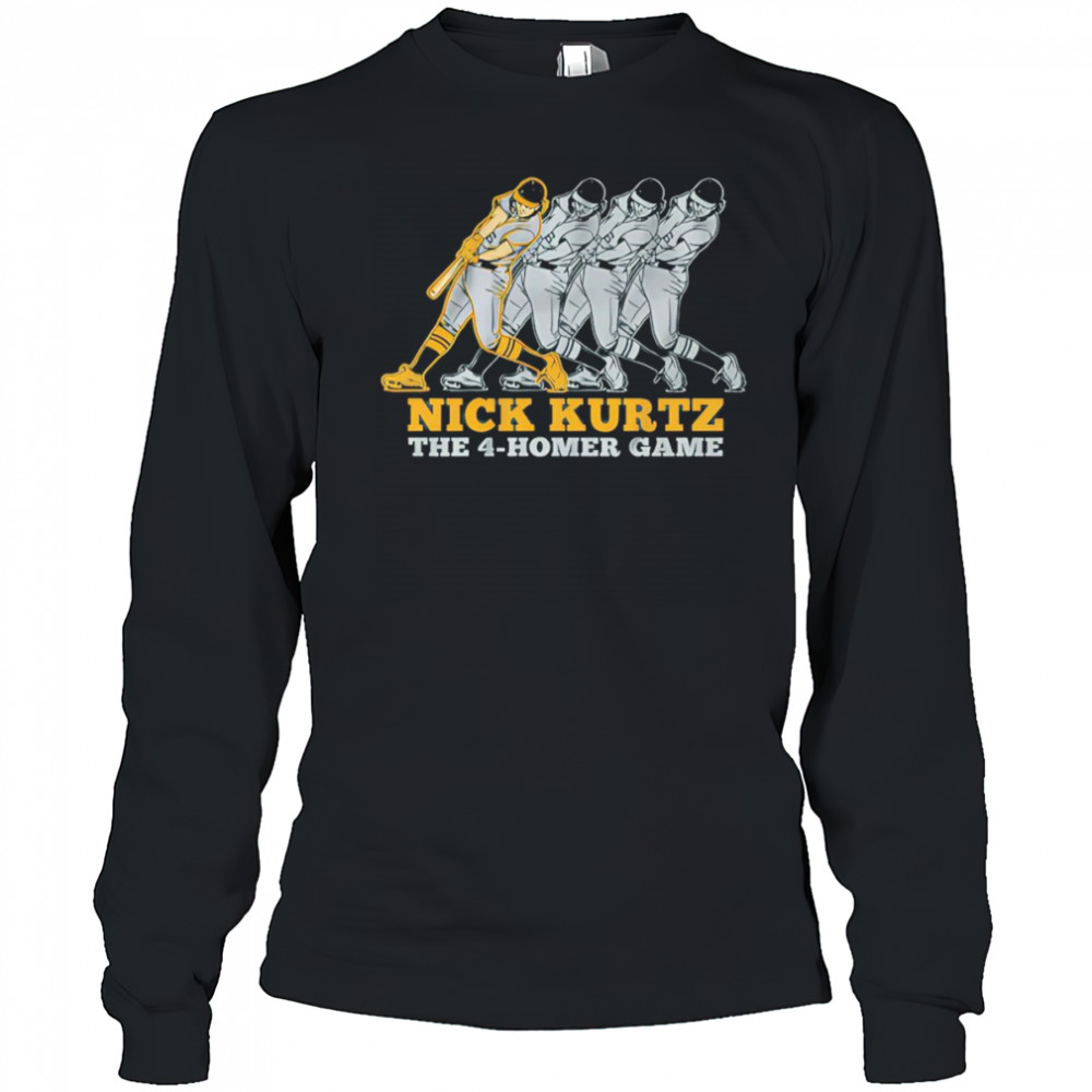 The Four-Homer Game Nick Kurtz shirt Long Sleeved